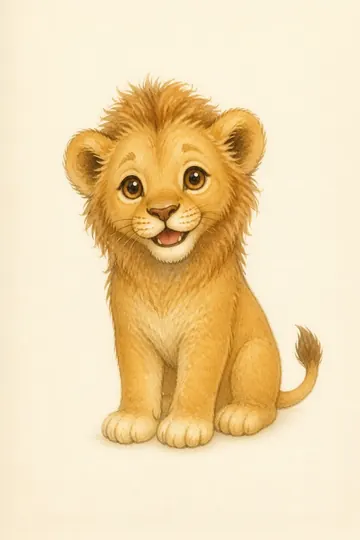 Leo the lion cub